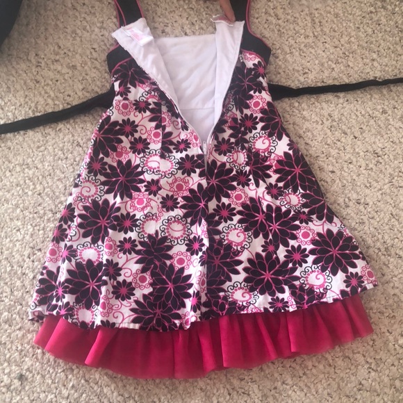 Pink and black dress for girls - Picture 2 of 6